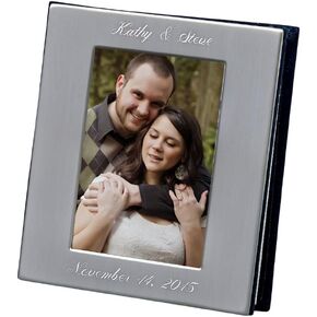 Pewter 4" x 6" Frame Photo Album