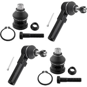 BOXI (Set of 4) Front Lower Ball Joints and Outer Tie Rod Ends Fit for Chrysler Pt Cruiser 2001 2002 2003 2004 2005 | for Dodge Neon 2000-2005 | for Plymouth Neon 2000-2001 | Replaces K7147 ES3173