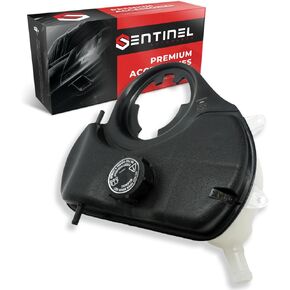 خزان رأس توسيع خزان استرداد تدفق سائل التبريد من Sentinel Parts مع غطاء متوافق مع 2002-2008 Jaguar X-Type يستبدل # C2S46861 in Kuwait