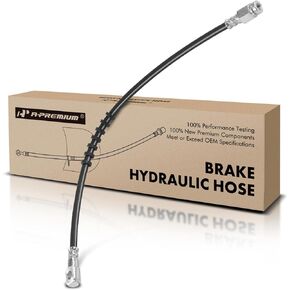 A-Premium Front Driver Brake Hydraulic Hose Compatible with Select Dodge Models - Ram 1500, Ram 2500, Ram 3500 1995 1996 1997 1998 1999, RWD, 2-Wheel ABS - Replace# 52008891