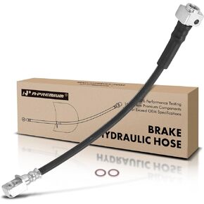 A-Premium Brake Hydraulic Hose Compatible with Chevrolet Trailblazer/Trailblazer EXT 2002-2005 SSR 2003-2006 GMC Envoy XL/XUV Buick Rainier Saab 9-7x Isuzu Ascender Oldsmobile Bravada