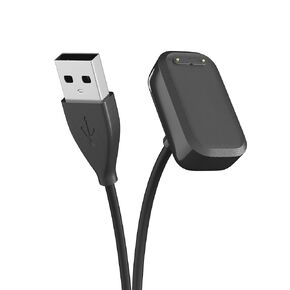 USB Charger for Fitbit Charge 6 Smart Watch Charger Replacemen Fast Wireless Magnetic Charging Cable Stand for Fitbit Charge 6 Black 3.3Ft(No Reset Button)