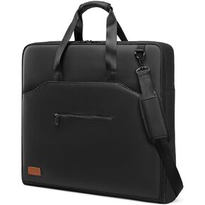 Garment Bags for Travel,Moulyan Carry on Garment Bags for Hanging Clothes Travel,Waterproof Suit Bag with Straps for Men Women Black