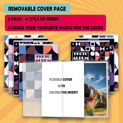 Small Photo Album 4x6 | 8 Packs | Hold 36 Photos Each | Mini 4x6 Photo Albums, Photo Albums 4x6 Pictures, Picture Albums 4x6, Photo Book, Photo Album Book, Picture Book for Photos. (Purple) in Kuwait