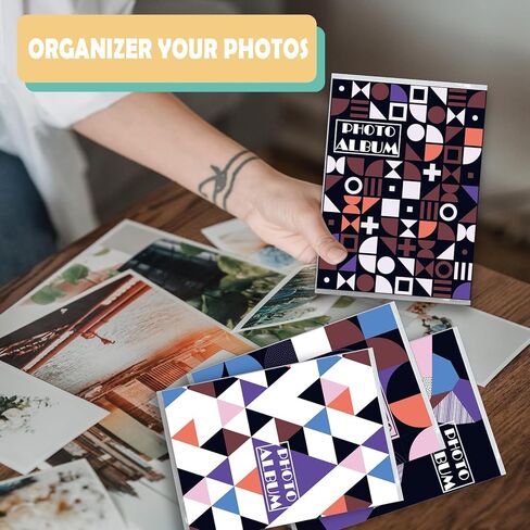 Small Photo Album 4x6 | 8 Packs | Hold 36 Photos Each | Mini 4x6 Photo Albums, Photo Albums 4x6 Pictures, Picture Albums 4x6, Photo Book, Photo Album Book, Picture Book for Photos. (Purple) in Kuwait