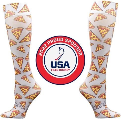 Gray Pizza Unisex Performance Socks, Moisture Wicking Protection for Field & Ice Hockey, Ski & Boots, Medium in Saudi Arabia