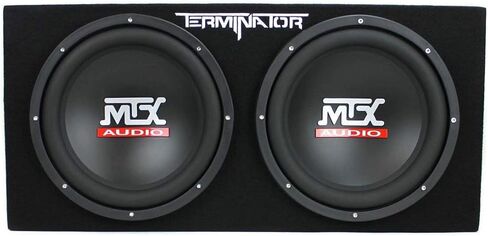 صندوق مضخم صوت للسيارة مقاس 12 بوصة من MTX، ومضخم صوت من فئة A/B بقناتين، ومجموعة أسلاك لمضخم الصوت للسيارة مقاس 8 مع RCA in Kuwait