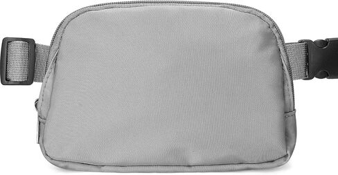 Extra Long Strap Fanny Pack, 60 Inch Max Adjustable Strap Plus Size Crossbody Bag, Extended Length Waist Bag, Lulu Dupes Everywhere Belt Bag 1L (Grey) in Saudi Arabia
