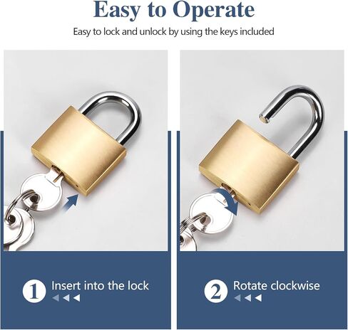 BRAXE 6 قطع قفل بمفتاح مع 6 مفاتيح نفسها مقاومة للماء، قفل نحاسي صلب صغير 1.18 بوصة 30 مم لخزانة الصالة الرياضية حقيبة الظهر الأمتعة بمشبك تخزين يلقي سياج الأدوات in Kuwait
