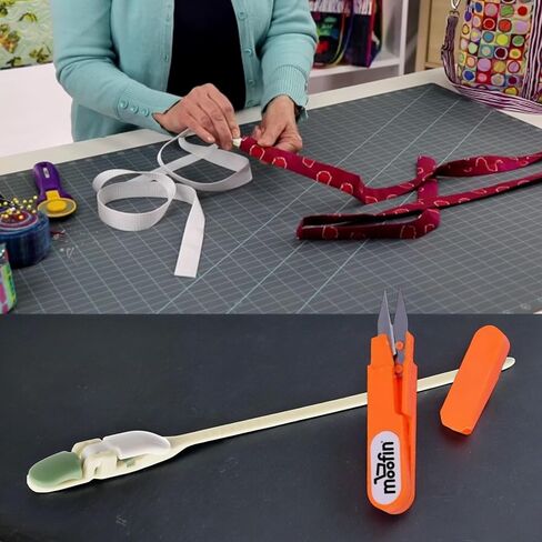 Clip N Glide Bodkin, Bundle with Westlake Art Embroidery Scissors, Elastic Threader Tool, Dual-Sized Bobkin Tool Set for Sewing, Easy-to-Use, Ideal for All Skill Levels [Pack of 3] in Saudi Arabia