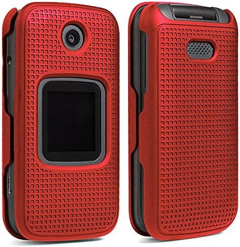جراب Nakedcellphone لهاتف Alcatel Smartflip/Go Flip 3، [أزرق مخضر سماوي] غطاء واقٍ سهل التركيب [نسيج شبكي] لهاتف Alcatel Go Flip 3، هاتف Alcatel Smartflip (2019) 4052R/4052C/4052W in Saudi Arabia