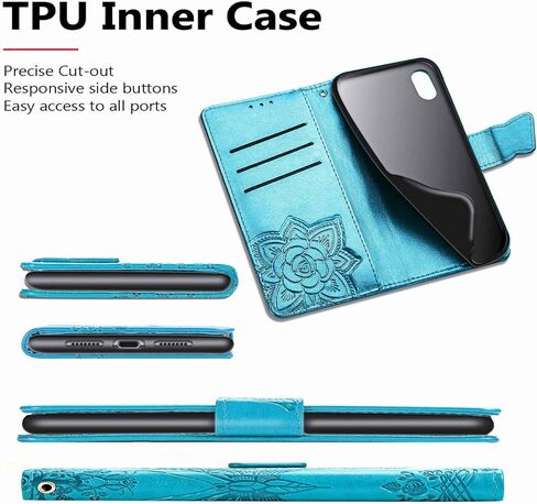 حافظة محفظة Samsung Galaxy A71(5G) ثلاثية الأبعاد على شكل زهرة فراشة، غطاء هاتف جلدي قابل للطي مع فتحة لبطاقات الائتمان، غطاء واقٍ مغناطيسي مقاوم للصدمات لهاتف Samsung Galaxy A71 5G HZD(حجر الراين الوردي الذهبي) in Kuwait