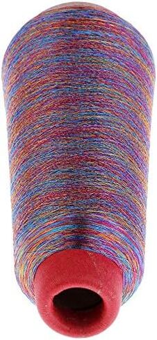1 Piece Sewing Thread Spool Metallic Machine Embroidery Threads Sewing Thread Line for Craft 3000 Meters - Rainbow in Kuwait