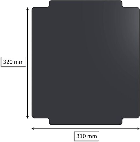 طابعة JUSTHANGIN' Garolite G10 ثلاثية الأبعاد تعمل على بناء سطح دقيق يناسب Creality Ender 3/Pro، Ender 3 V2، Ender 3 S1/ Pro، CR-20، Ender 5/Pro، Ender 3 Neo، Ender-3 V2 Neo، Voxelab Aquila in Saudi Arabia
