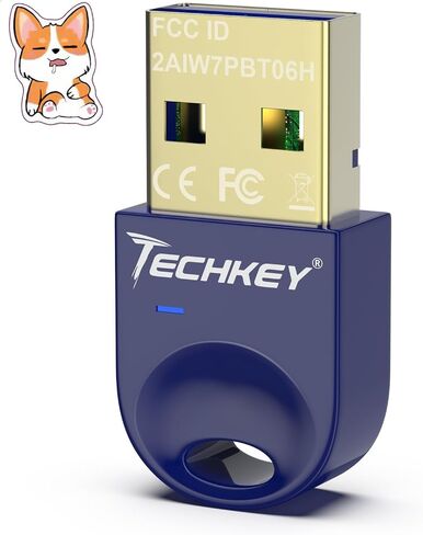 USB Bluetooth Adapter 5.3 for Desktop PC, Really Plug & Play Mini Bluetooth V15 EDR Dongle Receiver & Transmitter for Laptop Computer Bluetooth Windows 11/10/8.1-Malibu Blue in Saudi Arabia