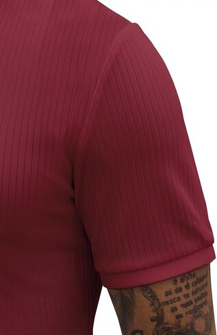 Stretch Polo Shirts for Men Short Sleeve Golf Polo Shirts Slim Polo T-Shirts for Men Golf Shirts Tennis Polo in Saudi Arabia