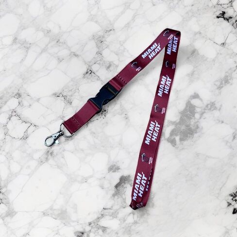 Desert Cactus Miami Heat Lanyard Keychain Detachable NBA Breakaway Snap Buckle National Basketball Association Car Keys ID Badge Holder (Lanyard 4) in Saudi Arabia