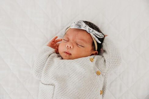 Copper Pearl Baby Bows: Stylish Headbands for Baby Girls, Premium Soft and Stretchy Baby Headbands, Perfect for Newborns, Trendy Designs - Rowan in Saudi Arabia