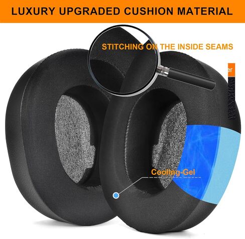 Nova Pro Wireless Earpads - defean Replacement Ear Cushion Ear Pads Compatible with Steelseries Arctis Nova Pro Wireless Headphones (Black Breathable Fabric) in Saudi Arabia
