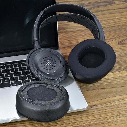 Nova Pro Wireless Earpads - defean Replacement Ear Cushion Ear Pads Compatible with Steelseries Arctis Nova Pro Wireless Headphones (Black Breathable Fabric) in Saudi Arabia
