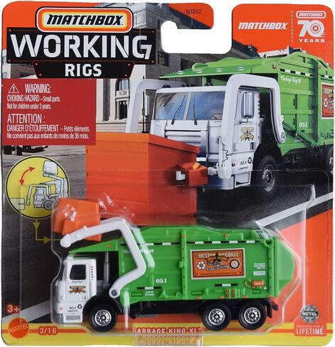 Matchbox Garbage King XL, Working Rigs 3/16 (N3242) in Saudi Arabia