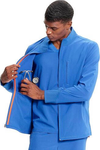 Infinity Cherokee Father Day GNR8 Men Scrubs Jacket Zip Front IN350A in Saudi Arabia