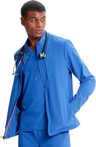 Infinity Cherokee Father Day GNR8 Men Scrubs Jacket Zip Front IN350A in Saudi Arabia