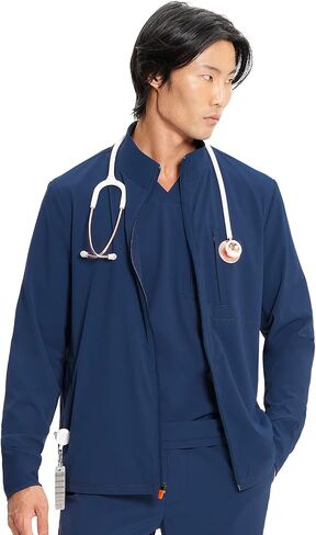 Infinity Cherokee Father Day GNR8 Men Scrubs Jacket Zip Front IN350A in Saudi Arabia