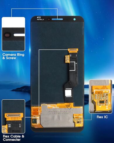 استبدال الشاشة لشاشة Google Pixel 3A XL LCD، استبدال شاشة LCD لشاشة Google Pixel 3A XL 6 بوصة G020C G020G G020F مجموعة محول الأرقام لشاشة تعمل باللمس مع مجموعات إصلاح in Saudi Arabia