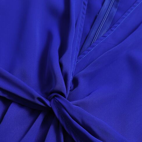 Women's Long Summer Sleeveless Deep V-Neck Ruffled Skirt Dress in Saudi Arabia