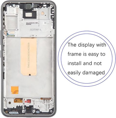 بديل شاشة Samsung A54 مع إطار (Incell) لهاتف Samsung A546V A546U A546B A546E مجموعة رقمية تعمل باللمس مع أدوات إصلاح الأجزاء (بدون بصمة الإصبع) in Saudi Arabia