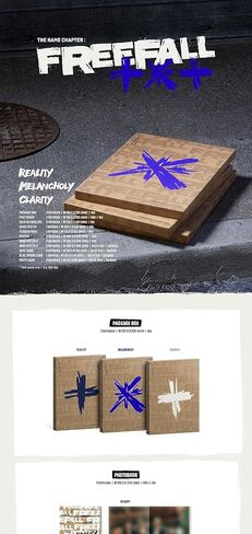 TXT The Name Chapter : Freefall 3rd Album Contents+Photocard+Sticker+Tracking Sealed Tomorrow X Together (Standard Melancholy Version) in Saudi Arabia