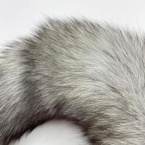 Therian Fluffy foxfur tail keychain fox tail backpack tassel bag handbag accessories hook pendant Cosplay toy photo in Saudi Arabia