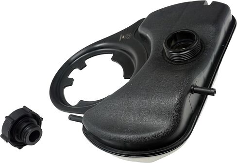 خزان رأس توسيع خزان استرداد تدفق سائل التبريد من Sentinel Parts مع غطاء متوافق مع 2002-2008 Jaguar X-Type يستبدل # C2S46861 in Kuwait