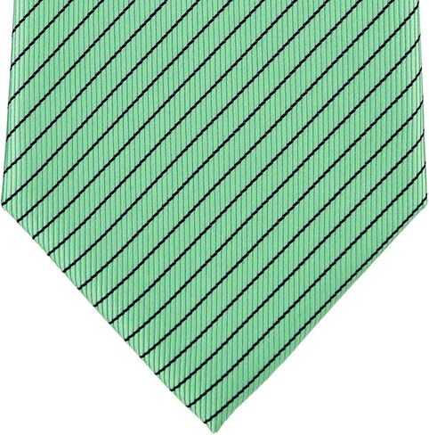 Retreez Stylish Pin Stripes Woven Microfiber 3.15" Men's Tie Necktie in Saudi Arabia