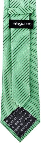 Retreez Stylish Pin Stripes Woven Microfiber 3.15" Men's Tie Necktie in Saudi Arabia
