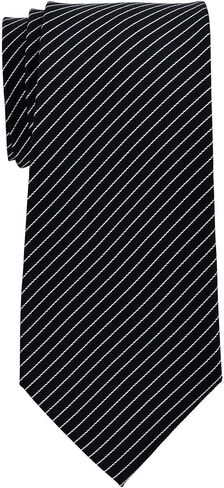 Retreez Stylish Pin Stripes Woven Microfiber 3.15" Men's Tie Necktie in Saudi Arabia