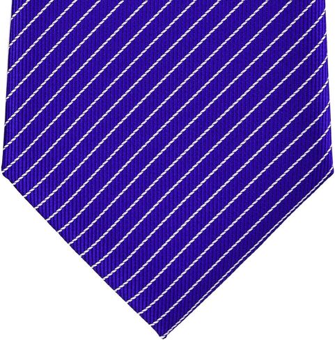 Retreez Stylish Pin Stripes Woven Microfiber 3.15" Men's Tie Necktie in Saudi Arabia