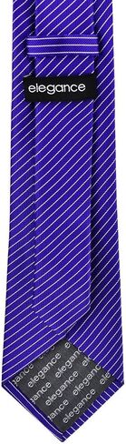 Retreez Stylish Pin Stripes Woven Microfiber 3.15" Men's Tie Necktie in Saudi Arabia