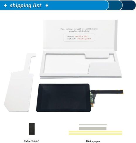 chitu systems for Anycubic Photon S Screen Replacement,5.5 Inches LCD 3D Printer, LS055R1SX04 Sharp04 2K LCD Screen with 1440 × 2560 Resolution (for Anycubic Photon S) in Saudi Arabia