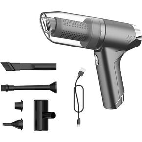 Handheld Car Vacuum Cleaner, 15KPa High Power Cordless Portable Handheld Vacuum with Brushless Motor, Wireless Rechargeable Vacuum for Car, Office and Home Cleaning (Green)