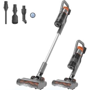 WORX 20V PowerShare Cordless Stick Vacuum WX038L.9, Powerful Cordless Vacuum Cleaner 25Kpa High Suction for Pet Hair, Lightweight Handheld Vacuum Cleans Floors Carpet Car – Tool Only