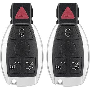 Key Fob Remote Replacement Fits for Mercedes-Benz E350 ML350 SLK300 CLK350 SLK350 R350 ML450 CL550 GL550 CLK ML S G K 2003-2014 Smart Key Car Keyless Entry Remote Start :IYZ3312, IYZDC (Pack of 2)