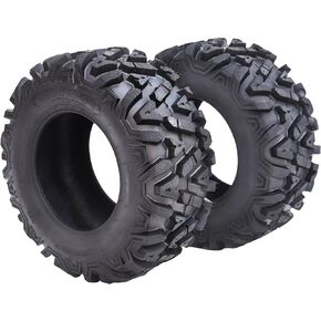 مجموعة من 2 إطارات ACONEE ATV/UTV 26x9-12-6PR TL KNIGHT Trail، إطارات للطرق الوعرة لجميع التضاريس، بدون أنبوب، حروف سوداء in Kuwait