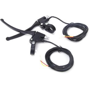 1 Pair Handle Brake Lever, Universal Electric Ebike Handle Brake Lever Right Left Accessory Aluminium Alloy