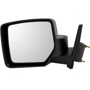 Replacement Driver Manual Side View Mirror Textured Black Compatible with 2007-2017 Patriot 5155457AH