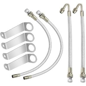 مجموعة موسعات جذع الصمام المزدوج، مجموعة نفخ الهواء للإطارات المزدوجة، ملحقات جذع الصمام تناسب العجلات المزدوجة مقاس 16 بوصة إلى 19 بوصة، امتداد صمام الإطارات لمعظم شاحنات مقطورات السيارات المتنقلة in Kuwait