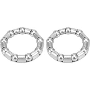 X AUTOHAUX 2pcs 44.5mm x 9 Ball Bearings Cages Crank Bearings Wheel Bearing Retainer for Bicycle