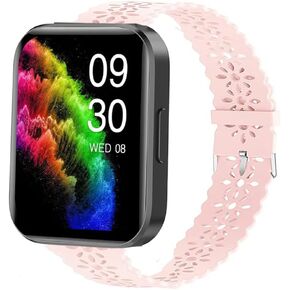 Compatible for RUIMEN Smart Watches Bands, 22mm Quick Release Silicone Lace Replacement Straps Compatible for RUIMEN D1 1.85" Smart Watches