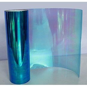 Blue Chameleon Headlight Tint Wet Apply Vinyl Roll (16" x 48" ( 2 Pack ))